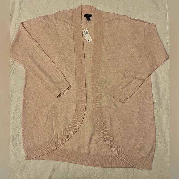 NWT XL Pale Pink Gap Open Cardigan - Picture 4 of 5